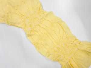 正絹　絞り　帯揚げ